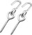Bathonly 2 Packs Heavy Duty Hooks for Hanging, Hammock Hooks, Eye Bolt Screws, Indoor Outdoor, Load Capacity 550 LBS
