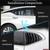 BOLTRY Rear Side Window Louvers for Nissan Altima 2019 2020 2021 2022 2023 2024 ABS Carbon Fiber Print Air Vent Scoop Shades Cover Blinds Trim