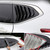 BOLTRY Rear Side Window Louvers for Nissan Altima 2019 2020 2021 2022 2023 2024 ABS Carbon Fiber Print Air Vent Scoop Shades Cover Blinds Trim