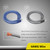 Recoil RCK0D1/0 Gauge Car Audio Dual Amplifiers CCA Wiring Installation Kit