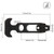 Acrux7 6Pcs Rubber Latches Flexible T Handle Draw Latch 4.3 Inch