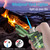 Torch Lighter, Refillable Butane Windproof Outdoor Gas With Adjustable Jet Flame, for Fireplace Fireworks Grill Camping BBQ, Gifts for Men - Camouflage (Without Gas)