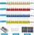 12 Volt Fuse Block, Marine Boat Fuse Block Waterproof 12 Way Automotive Fuse Box with 12 Ground Negative Busbar [100 Amp Max] [ATC/ATO Fuses] [LED Indicator] for Car RV Truck Golf Cart