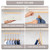 MORALVE Space Saving Hangers for Closet – 4 Pack European Beechwood