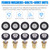 Glarks 61Pcs Black M6 Aluminum Bumper Fender Washer CNC Finishing Washer Engine Bay Dress Up Fastener with Stainless Steel Bolts and Carbon Steel Rivet Nuts Kit for Car Bumpers Trunk Fender Hatch Lids