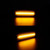 KENRTIR Smoked Lens Amber/Red LED Side Marker Light Kit Compatible With 1998-2002 Pontiac Firebird Trans Am, Replace OEM Sidemarker Lamps