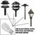 Diximus Landscape Light Bulbs - 20 Pack - 12V 7W Low Voltage T5 Wedge Base - Compatible With Malibu Lights - For Patio Garden (Clear)