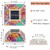 SUNNYPARK 2 Pack Mosaic Solar Post Cap Lights Outdoor