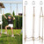 Rickety Bridge Rope Ladder - Ninja Slack line Accessories - Backyard Obstacle Course Accessories for Ninja Warrior Training - Rope Bridge Skip for Kids