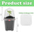 30 Packs Clear Plant Nursery Pot with Humidity Dome, Plastic Gardening Pot