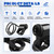 3-Speed Adjustment Motorcycle Headlight Switch 12v 7/8" 22-23mm Waterproof Motorcycle ATV UTV Handlebar On-Off-On Control（Black）