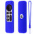 Silicone Remote Cover for Apple TV Siri Remote (2nd Gen) Soft Rubber Case for Apple TV Remote 4K Remote 2021&2022 Apple Siri Remote Case Cover with Lanyard(Blue)