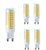 G9 LED Bulb 10W 110V Dimmable LED Corn Light Bulbs 100W Halogen Equivalent, 102 LED 2835, 4000K Natural White, Ceramic G9 Bi-Pin Base for Indoor Home Lighting Chandelier Ceiling Fan, 5 Pack