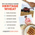 Sunrise Flour Mill USDA Organic 7-Grain Heritage Pancake Mix | Enjoy Fluffy & Tasty Waffles | Easier to Digest with Less Bloating | Zero Additives (5 lbs)