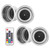 Cup Holders 4Pcs DC 12V Stainless Steel RGB LED Car Beverage Bottle Cup Drink Holders with Remote Control for Marine Boat RV Truck for Cup Holder Car Cup Holder Boat Cup Holder Cup