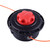 Hexu Replacement Trimmer Head for Toro Reel Easy 51975 51955 51954 51974 51976 51978 51988 Ryobi String Bump Head Rep 120950010 308923013, Balck red, 12*8.5cm