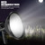 EVTSCAN Spotlight Flashlight, 100W HID Handheld Torch Hunting Spot Light Work Spotlight Camping Fishing Boat