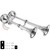 24V Marine Boat horn Waterproof Stainless Steel Dual Trumpet Horn for Truck