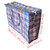 SQXBK 80L Extra Large Storage Bag 70 x 50 x 25cm / 28 x 20 x 10inch Blue Checkered Water Resistant Organizer Bag Moving Bag Carrying Tote with Zipper and Carrying Handle for Clothes Bedding Comforter,