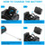 Dilzekui Magnifying Glass with Light 1X-14X, Rechargeable Headset Magnifier