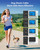 SLOPEHILL Dog Training Collar,4200FT Shock Collar for Dogs 8-140lbs,Green