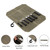 Knife Roll,Chef Knife Roll Bag,Waxed Canvas Knife Roll Case with 7 Slots,Portable Knife Wrap,Kitchen Knife Storage Case,Chef Tools Protector,Culinary Knife Bags,Travel Tool Roll Pouch,Knives Pouch