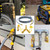 MENSI 10FT Propane Y Splitter Adapter with 3/8" Quick Connect Natural Gas Connection Hose and 3/8" Female Flare Fittings