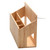 MobileVision Bamboo Wall Mounted Kitchen Organizer & Holder for Foil, Wax Paper, Plastic Wrap, Parchment Paper, Bags and More, Mounting Hardware Included