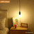 Zevnico 15ft 1pc Light Socket with Cord Switch,Black Hanging Light Cord