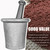 Cast Iron Mortar and Pestle Rock-Ore Crusher Mortar Large Size 6.5KG