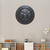 ArogGeld Barbell Wooden Wall Clock Rustic Style Battery Operated Silent Non Ticking Clocks Numerals Decorative for Kitchen Living Room Bedroom Office Farmhouse Gift 10 Inch, White, qq2zw693307k