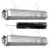 Smoker Tube - 2 Pack 12 inches Stainless Steel BBQ Wood Pellet Tube Smoker for Grills or Smokers, 2x Smoke Tubes with 4 S Shape Hooks and 1 Cleaning Brush