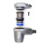 Jitterbug Air Pneumatic Automatic Palm Hammer Handheld Pneumatic Hammer Auto Body 1000 Stroke bpm with Ultra Soft Plastic Hammer Tip for Tire Repair Vehicle Maintenance