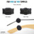 SIGONNA Eyeglass Ear Grips - Silicone Glasses Ear Cushions - 6 Pairs (Black)