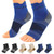 PAPLUS 6 Pairs Compression Socks with Arch Support for Plantar Fasciitis