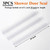 Shower Door Bottom Seal, 118Inch(3PCS x 39 Inch) Frameless Glass Door Side Seal Strip for 3/8 Inch Glass Shower Door Sweep Clear to Stop Leak (H-Type)