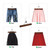Nature Smile Wooden Pants Hangers Non Slip Smooth Finish Solid Wood Clamp Skirt Hanger Hair Extension Hangers with 360° Swivel Hook (20Pcs, Retro)