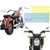 Nifeida 8mm/10mm Motorcycle Spear Blade Rearview Side Mirrors, Chrome Motorcycle Cruiser Blade Mirrors fit for Harley Cruiser Chopper Sportbike Dyna Softail Street Bike Scooter Dirt Bike, Pair