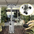 Universal Patio Heater Wheel Kit - Stainless Steel Silver Bracket + Black Wheels, Gas Heater Wheels Replacement, Easy to Move