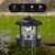 VLUOO Lighthouse Solar Lights Outdoor 6" LED Rotating Lighthouse Lamp