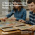 PlayVibe 1000 Piece Puzzle Board with Drawers & Cover - Wooden Tray