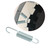 Souldershop 3-5/8 inch Replacement Recliner Chair Mechanism Furniture Tension Springs Long Neck Style [3.46'' Inside Hook to Hook] (Pack of 1)