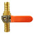 Uenede Brass 3/8" Hose Barb Ball Valve, 2PCS