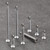 Wensilon（400pcs）#8×3/4”for Sheet Metal Self-Tapping Screws 410 Stainless Steel Flat Head High-Strength Quick self-Drilling Screws