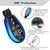 QBUC for Dodge Key Fob Cover with Keychain (Blue)