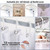 Royal Blue Shower Curtain,Modern Home Bathroom Decor,With Hooks 60x72