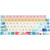 Sanfulin Keyboard Cover for MacBook Pro 14''/16'' (A2442 A2779 A2918 A2992 A2485 A2780 A2991) M1 M2 M3 Pro/Max, MacBook Air 13.6''/15'' (A2941 A3114 A2681 A3113) M2 M3, Litter Flowers