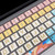 Sanfulin Keyboard Cover for MacBook Pro 14''/16'' (A2442 A2779 A2918 A2992 A2485 A2780 A2991) M1 M2 M3 Pro/Max, MacBook Air 13.6''/15'' (A2941 A3114 A2681 A3113) M2 M3, Litter Flowers
