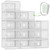 SIMPDIY Clear Shoe Storage Boxes, Stackable Shoe Organizer for Closet