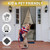 Reversible Left Right Side Opening Magnetic Screen Door for 72 x 96 in French Door, Screen Itself Size: 74" x 97", Glass Sliding Door Heavy Duty Screen Door Mesh Curtain for Front Patio Or Large Door